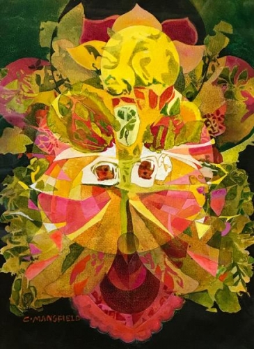 Floriferous Face by Carol Mansfield